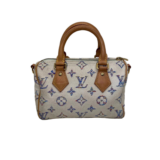 Louis Vuitton Jacquard Speedy 20 Bandouliere