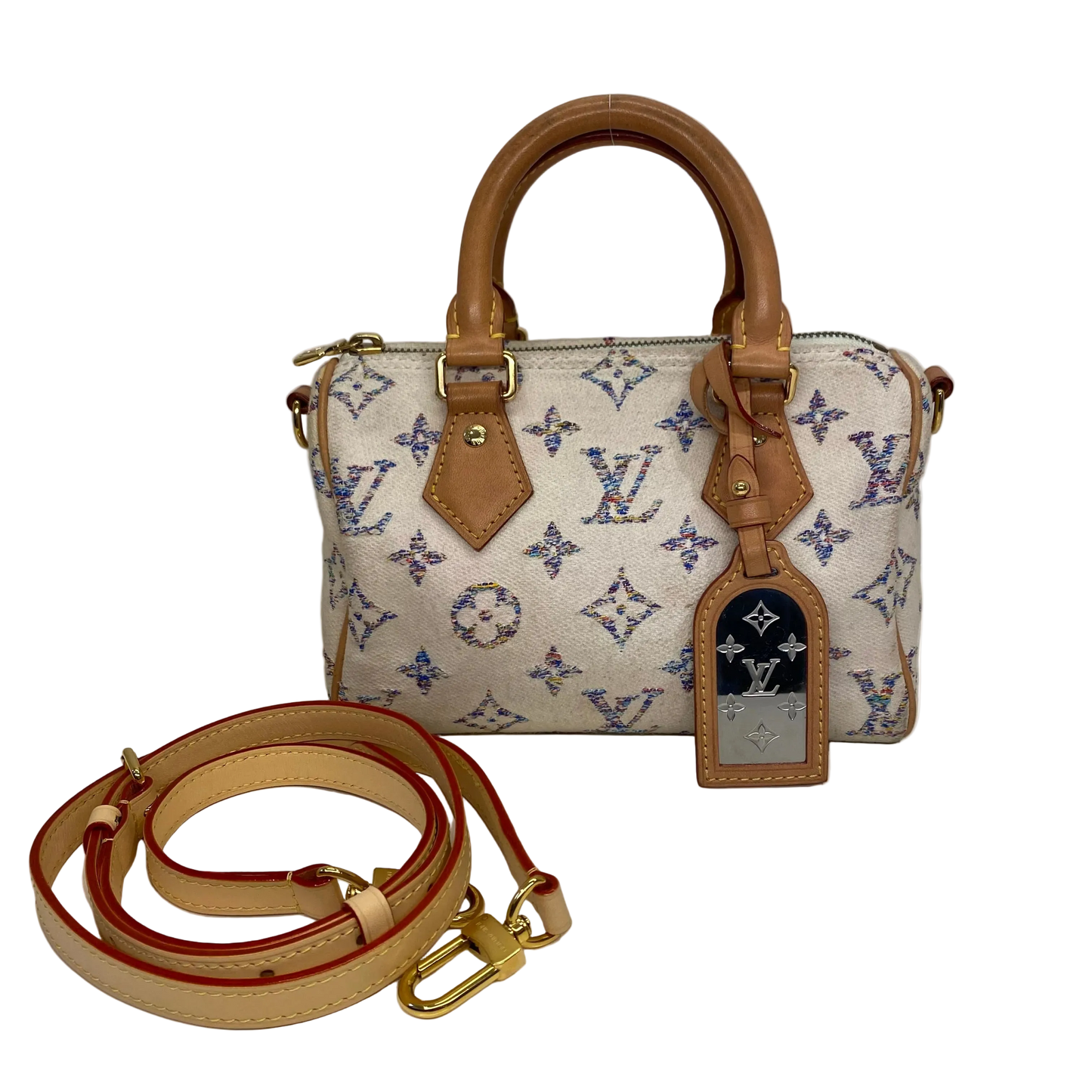 Louis Vuitton Jacquard Speedy 20 Bandouliere