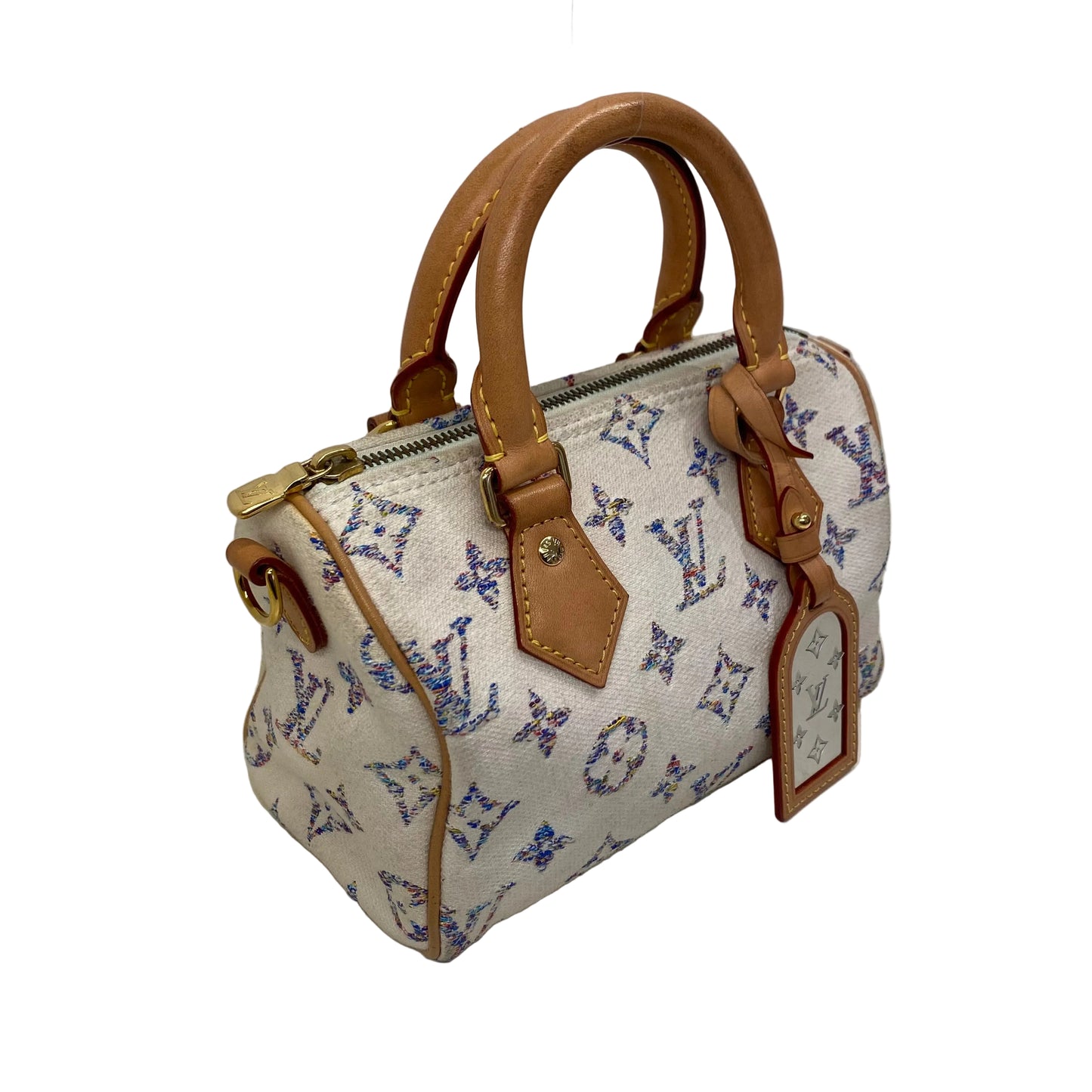 Louis Vuitton Jacquard Speedy 20 Bandouliere