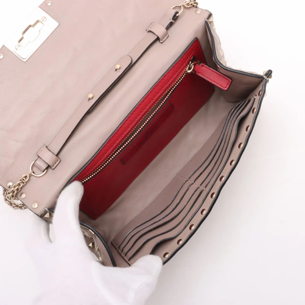 Valentino Garavani Rockstud Chain Shoulder Bag