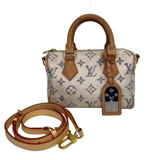 Louis Vuitton Jacquard Speedy 20 Bandouliere